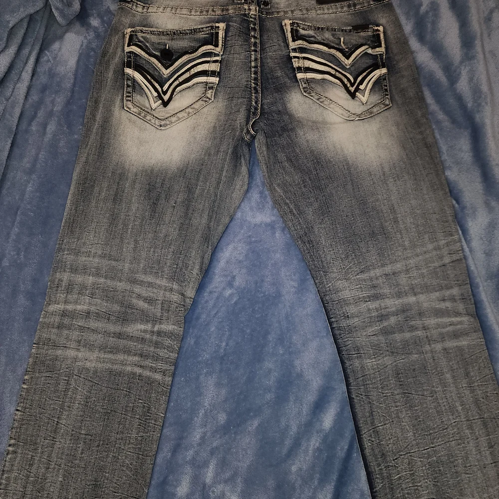 Salvage By Buckle Mens Straight Jeans - Picture 5 of 5